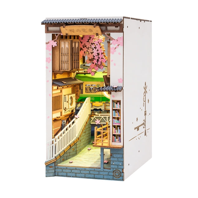 Kit de rincón de lectura Sakura Densya para hacer tú mismo una casa en miniatura
