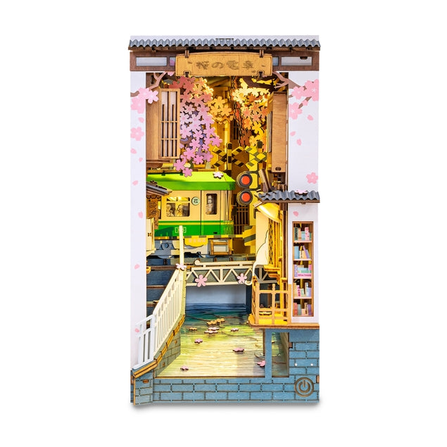 Kit de rincón de lectura Sakura Densya para hacer tú mismo una casa en miniatura