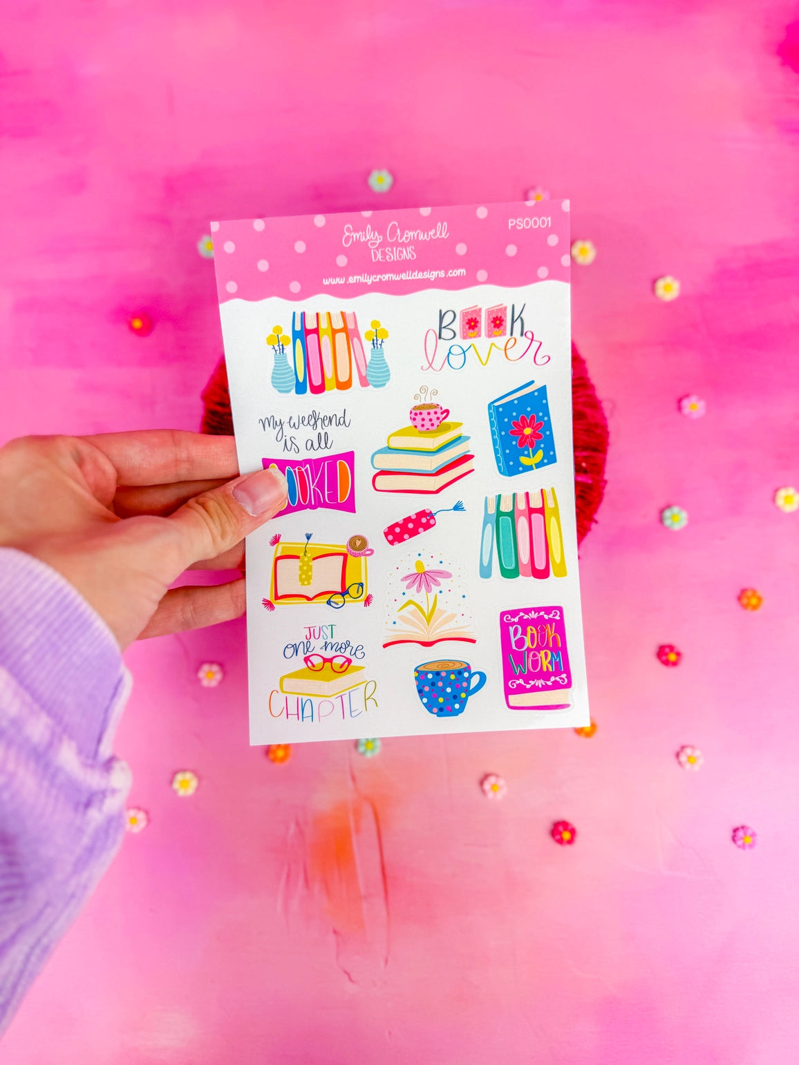 This listing is for one 4.5" x 6.8" sticker sheet with decorative stickers. These are great for any planner type, bullet journals, scrapbooking and so much more!
*DETAILS*
Printed on glossy sticker paper
Each sticker sheet measures 4.5" x 6.8"
Sticker sheets are kiss cut and ready to be peeled and used!
