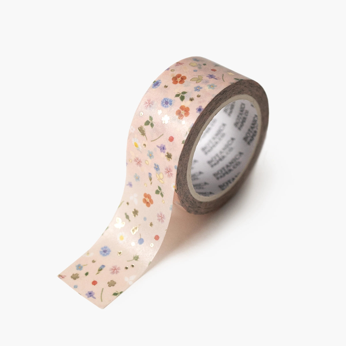Botanica Paper Co. Floral Confetti Washi Tape
Illustrated adhesive paper tape inspired by florals and vintage stamps. Perfect for decorating your mail, journals, cards, gift tags, scrapbook projects, and more.
Dimensions: 33 ft (10m) roll, 0.75" (20 mm) wide
Gold foil accents
Designed in USA
Includes 1 roll of washi