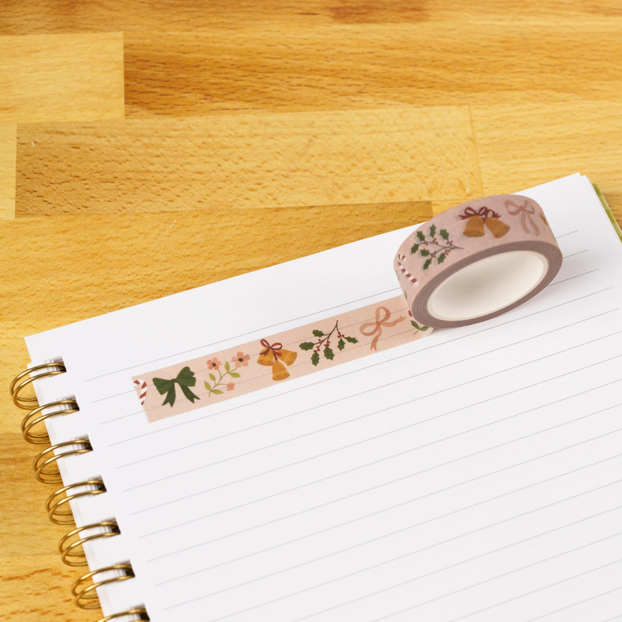 Bows and Bells Washi Tape
Our washi tape is made for paper lovers, pen pals, and anyone who gets butterflies in the stationery aisle. Perfect for journaling, scrapbooking, decorating envelopes, or adding a personal touch to planners and calendars. It's gentle on paper, easy to tear by hand, and removable without leaving residue, so you can rearrange, redo, and re-stick as needed.
Design Features:
Each roll measures 15mm wide on a 10m roll
Full color repeating pattern
Washi tape dispenser packaging