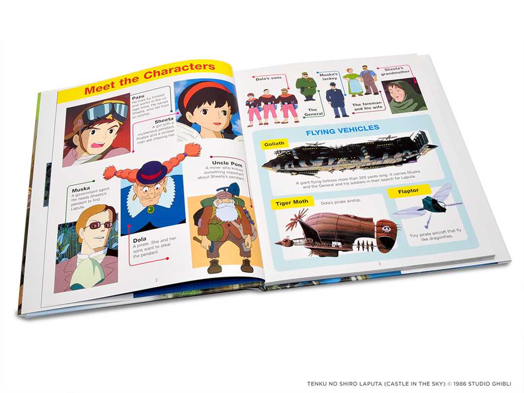 El castillo en el cielo, libro ilustrado de Hayao Miyazaki
