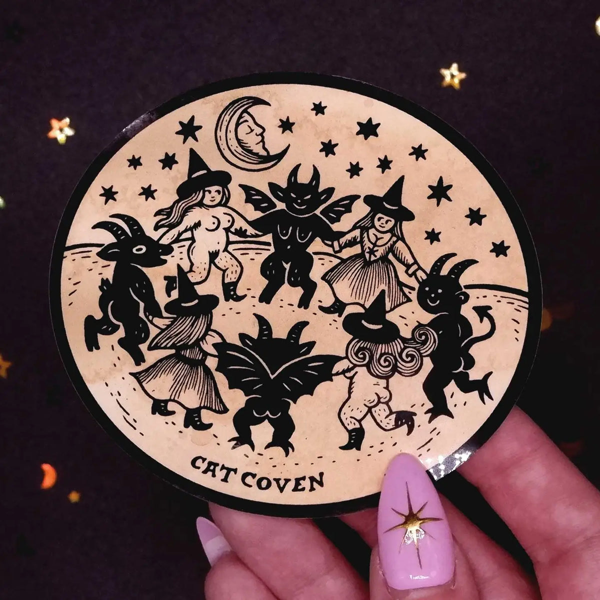 Cat Coven - Circle of Friends Vinyl Sticker
Celebrate your love for Halloween with this new circle of friends vinyl sticker! This sticker is perfect for your journal, water bottle, laptop, and more.
Waterproof, UV protected & high temperature resistant
3.5 x 3.3 inches
Colors may vary slightly from your computer screen to real life product