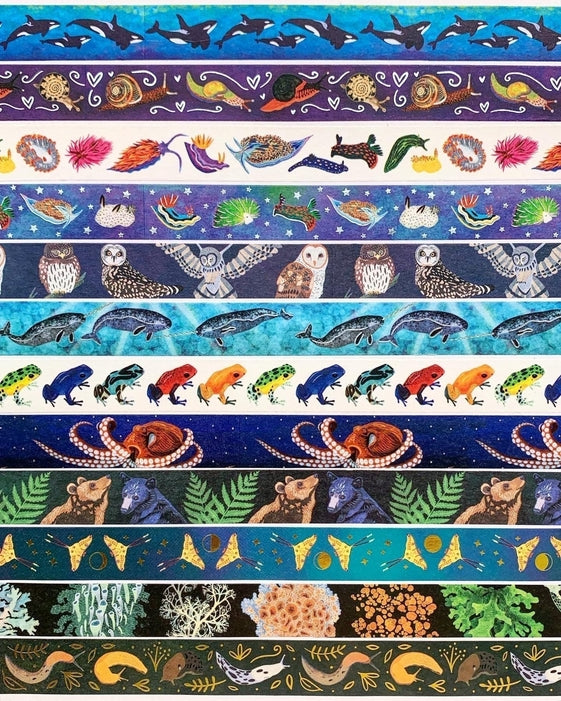 Cinta washi de osos del bosque