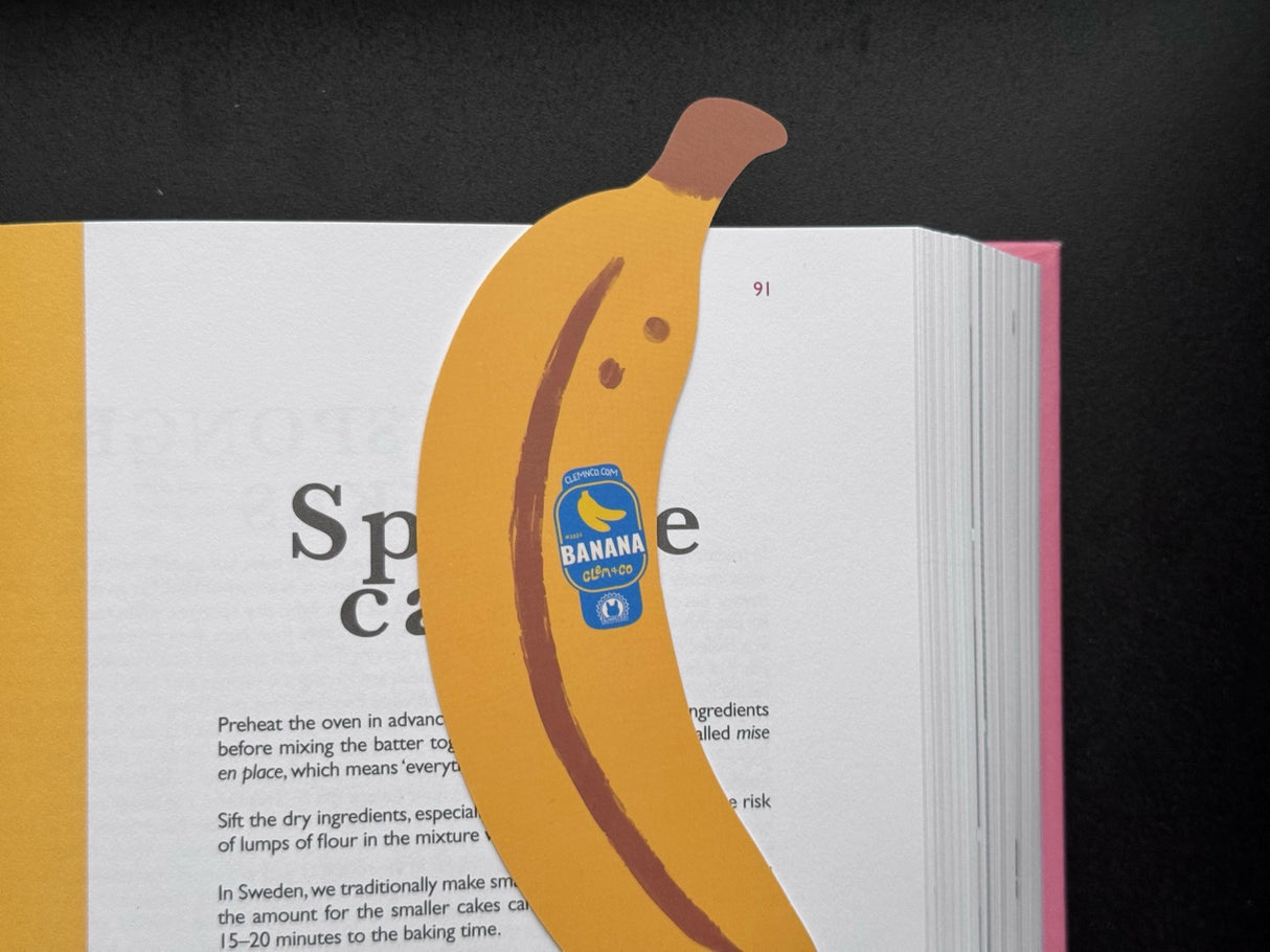 Banana Bookmark by Clem & Co.
It’s bananas to not want a bookmark this cute! It truly a-peels to anyone who reads a bunch of books!