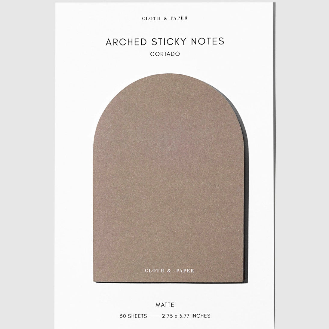 Our Arched Sticky Notes add rounded flair to a standard sticky note shape. Grab these for when you're not feeling square.
Features:
Measures 2.75 x 3.77 in (7 × 9.6 cm)
50 sheets
Solid color matte paper
Self adhesive
Product colors may appear differently in real life. Due to variation in paper stock, ink style, and materials used, different products with the same color name are not guaranteed to be exact shade matches.