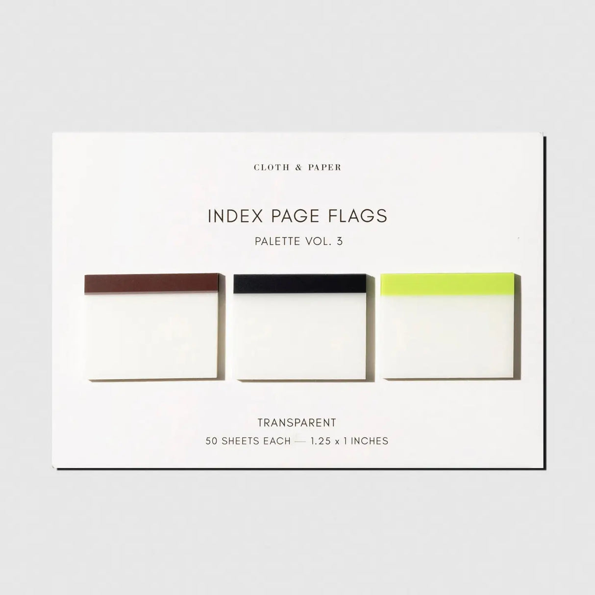 A brand new twist on a classic design - these page flags feature an elegant color palette and compact shape that help your planner stand out above the rest! Three springtime shades in Bordeaux, Apollo, and Avocado combine to bring a luxurious flair to your planner.
Features:
Transparent material
Set of 3 page flags
50 page flags per design, 150 total
Each page flag measures 1.25 x 1 in (3.2 × 2.5 cm) 