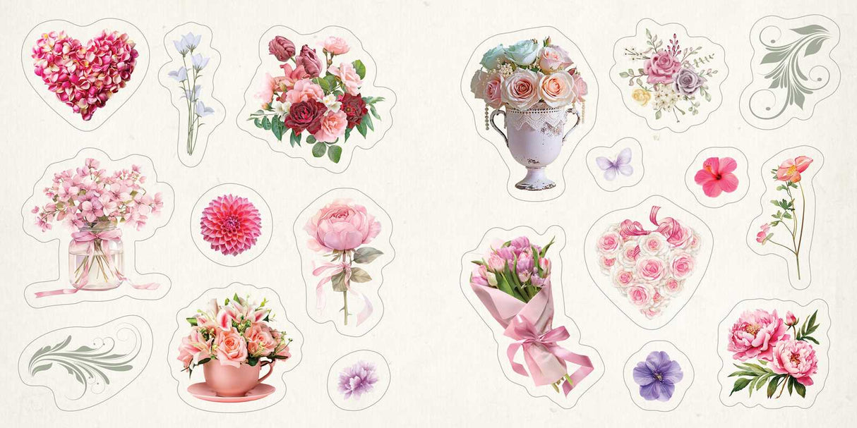 Celebrate your core coquette aesthetic with hundreds of stickers to decorate phones, laptops, ereaders, notebooks, and more in that very femme and demure style.
Ruffles and ribbons. Bows and ballet flats. Lace and lipstick prints. It’s time to let everyone know just how coquette you are. With Coquette Stickers, fans of all things frilly, flirty, and feminine will find over 500 stickers to decorate their lives in their own personal style. Add a touch of romance, whimsy, and vintage flair to everyday items l