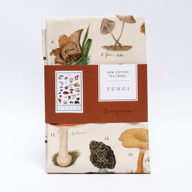 Cotton Tea Towel - Fungi