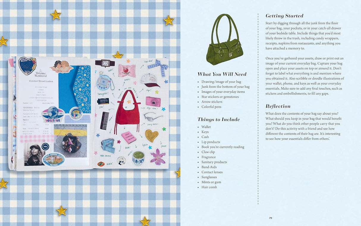 Embrace the scrappy side of creativity and turn your treasured junk into a charming book of memories.
If you’re more interested in treasuring keepsakes than crafting them to perfection, the mindful practice of junk journaling is for you. In Creative Junk Journaling, Natasha Ahmed (@natashahmedx) shows you how to create your own less-polished scrapbook, transforming “junk” into playful works of art that capture moments big and small. Random objects—sticky notes, flower petals, ticket stubs, receipts, sticke