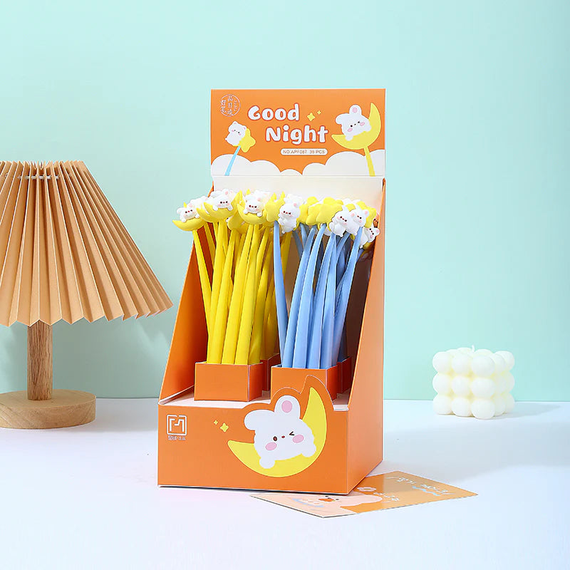 These cute animal gel pens are perfect for planning, for work, home, desk or for school. They will be a beautiful addition to your pen collection!
• 0.5mm Gel Ink
• Black Ink
• Writes very smoothly
• Measures approx. 6" - 7"
• Includes 1 pen, we will send one random color/design