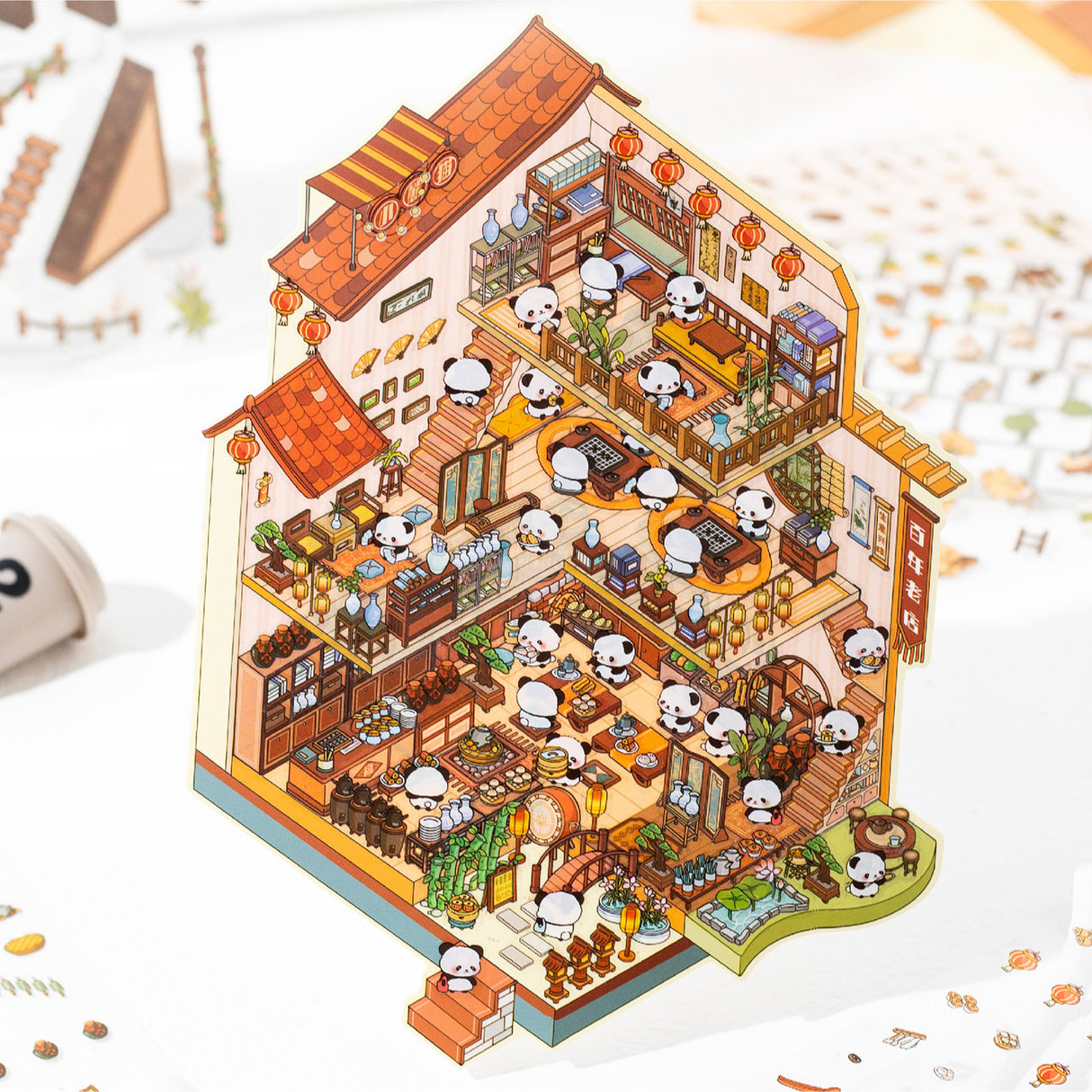 Unleash your creativity with these 3D scene stickers! Perfect for kids and adults, you can design your own eco home scene with 3 sets of sticker sheets!
1 piece of landscape paper
3 sticker sheets
7.2 in x 11.6 in
