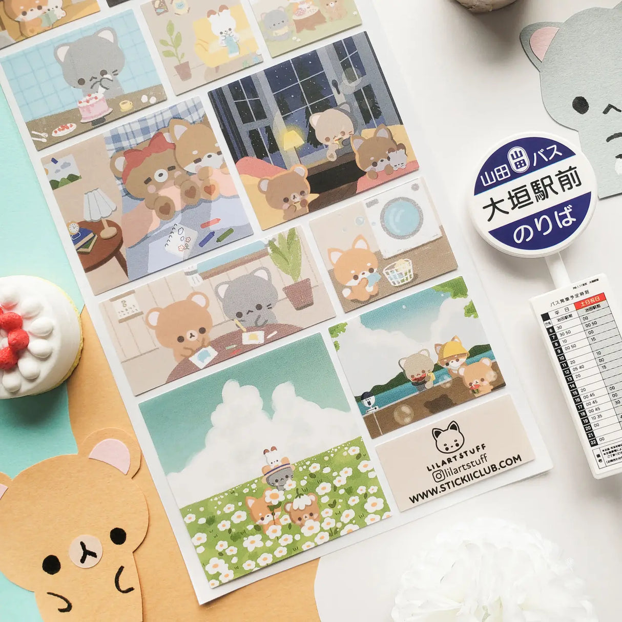 🐻🌼 @lilartstuff’s kawaii sheet follows the sweetest animal friends through their cozy everyday adventures! Whether they’re baking treats, crafting together, doing chores, or curling up for a well-earned rest, these cuties prove that both work and play are always better when shared with friends!
Art by: @lilartstuff