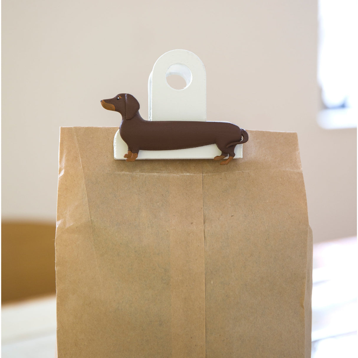 Dachshund Dog Bag Clips