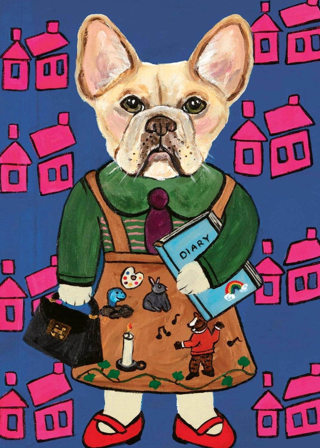 No canines are cooler than the twenty stylin' and wildin' dogs in this hilarious set of 20 postcards by artist Carly Beck. These paintings of perfectly dressed dogs feature top breeds like Frenchies, retrievers, and many more, each inviting you into a world that's part Richard Scarry, part Vogue fashion shoot.
Postcards; 5 x 7 inches; 20 pages.