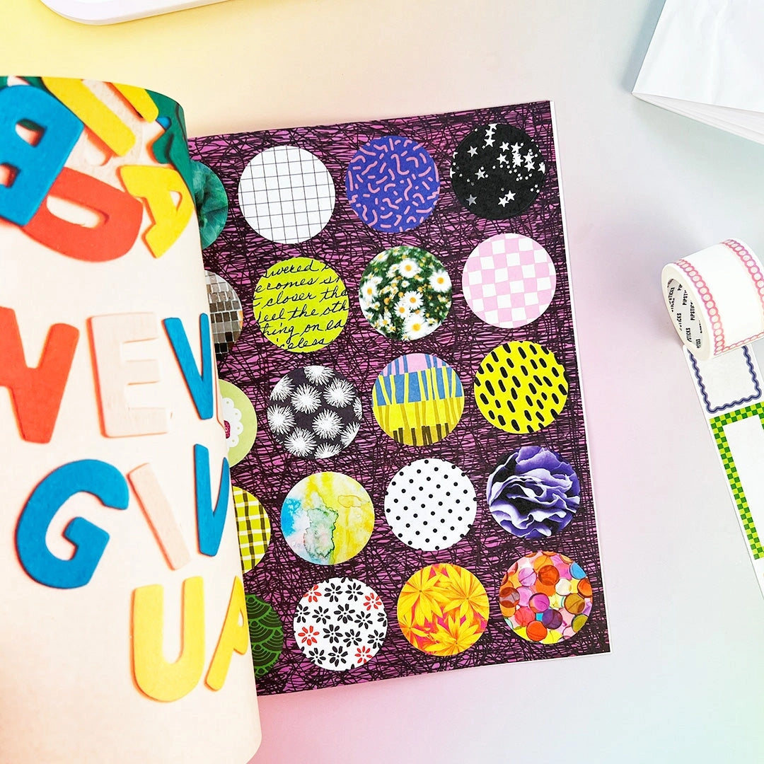 Dream Vision Collage Magazine is your go-to for planning, plotting, and putting big ideas on paper. Packed with bold visuals, playful textures, and 400+ stickers, it’s perfect for vision boards, journaling, and list-making that actually feels fun. Finished with a foil-stamped cover, this 8x10” magazine is made to flip through, tear into, and make totally your own.
Includes: 48 8x10" Pages, 5 sheets of stickers and over 400 stickers!