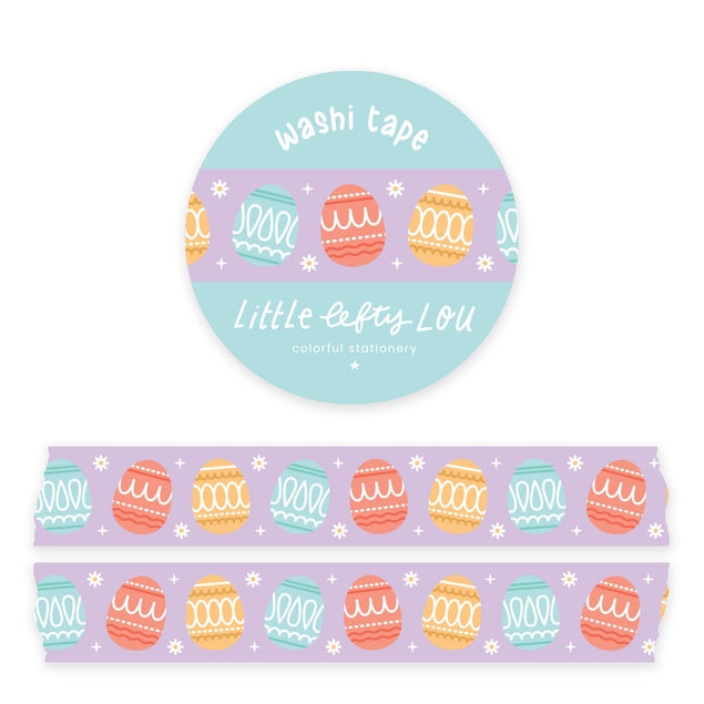 Cinta washi con forma de huevos de Pascua