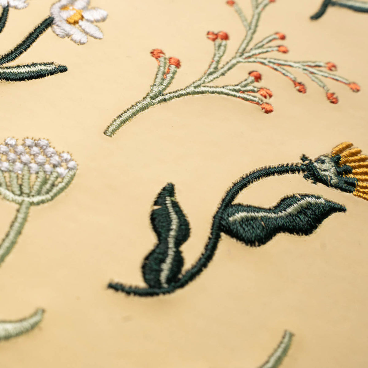 Embroidered Butter Yellow Blooms Hardbound Notebook
Premium embroidered cover and beautiful cream-colored lined pages making it easy to keep track of even the smallest details. Complete with a rich, satin ribbon allowing you to bookmark your favorite pages and experiences.
5.75" x 8.25" hardcover journal notebook
Embroidered cover artwork
144 lined pages
Glorious Smythe-sewn binding allows notebook to lay flat
Ribbon Bookmark
Durable binding and high-quality paper for a premium writing experience
Ideal fo