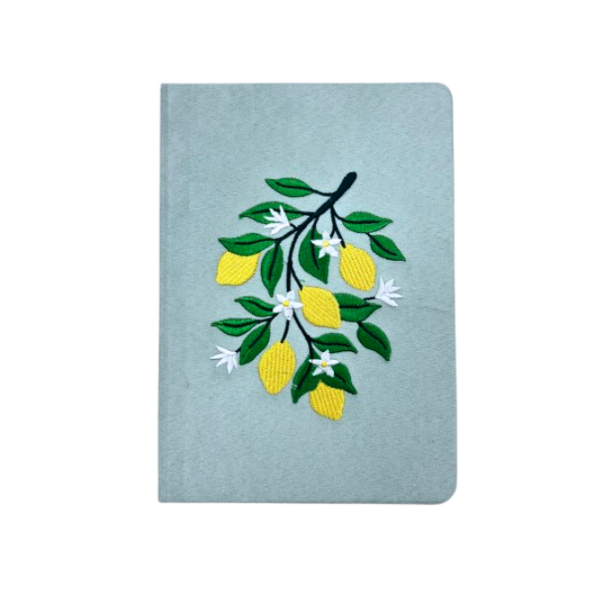 Embroidered Lemon Hardbound Notebook
Premium embroidered cover and beautiful cream-colored lined pages making it easy to keep track of even the smallest details. Complete with a rich, satin ribbon allowing you to bookmark your favorite pages and experiences.
5.75" x 8.25" hardcover journal notebook
Embroidered cover artwork
144 lined pages
Glorious Smythe-sewn binding allows notebook to lay flat
Ribbon Bookmark
Durable binding and high-quality paper for a premium writing experience
Ideal for gifts, p