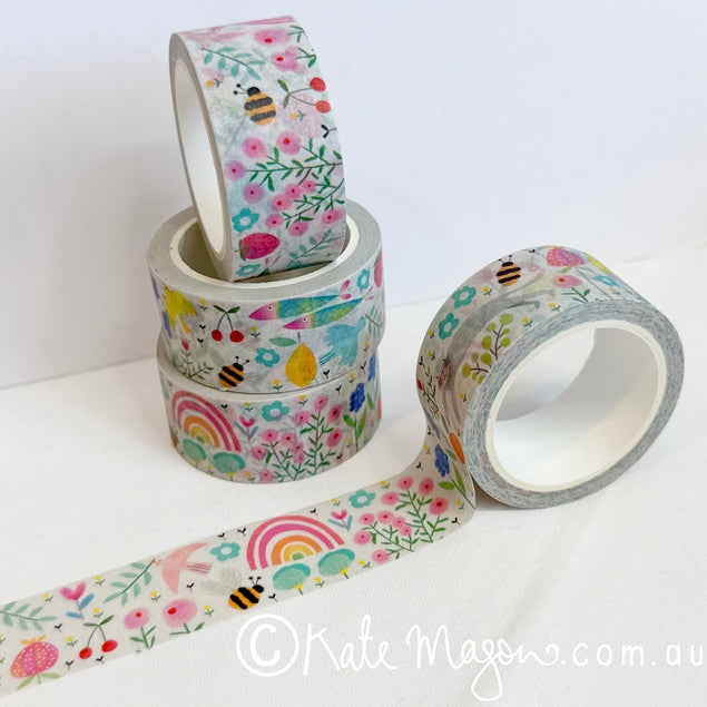 Cinta washi con estampados de todo tipo de cosas