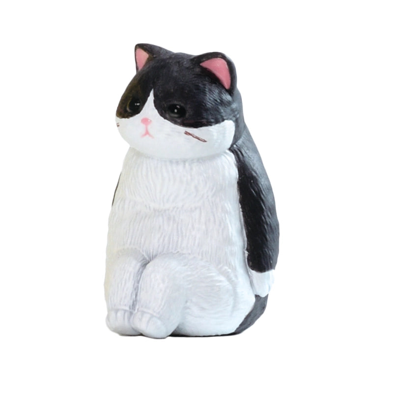 Just standing there... The soothing sight of them standing with a neutral expression...
Cats with nihilistic expressions and poses
Lineup (5 Variants):
White
Brown tiger
Black × White
Gray
Calico Cat