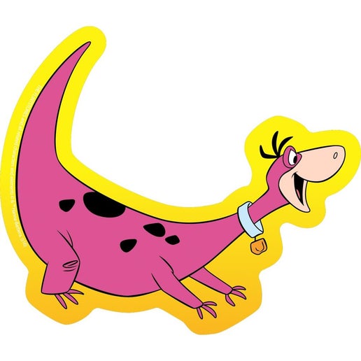 Pegatina de vinilo de dinosaurio de Los Picapiedra