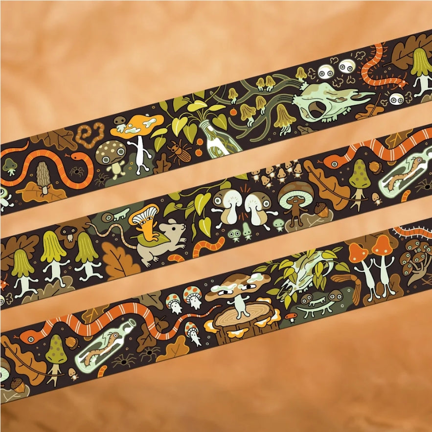 Printed paper tape, perfect for any time you’d use regular tape, only cuter! Use it in planners, journals, scrapbooks, or for sealing and decorating mail. Easily peels off and leaves minimal residue on most surfaces. A perfect gift for the stationery lover in your life - or you!
Original design by Erin Kubo
Dimensions: 20mm x 10m