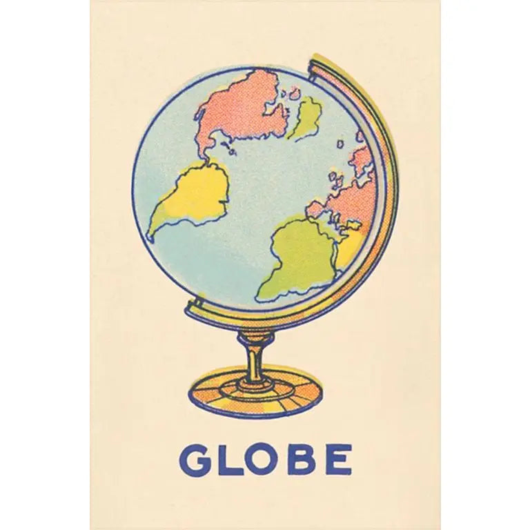Found Image Press - Globe Postcard
Elevate your inventory with this classic 3.5" x 5.5" postcard featuring an image from our Kid Stuff collection titled Globe. It captures a nostalgic, vintage-inspired aesthetic that customers love. Perfect for adding a charming, retro flair to your repertoire.
• Size: 3.5" × 5.5"
• Made in USA using biodegradable, recycled, and recyclable materials