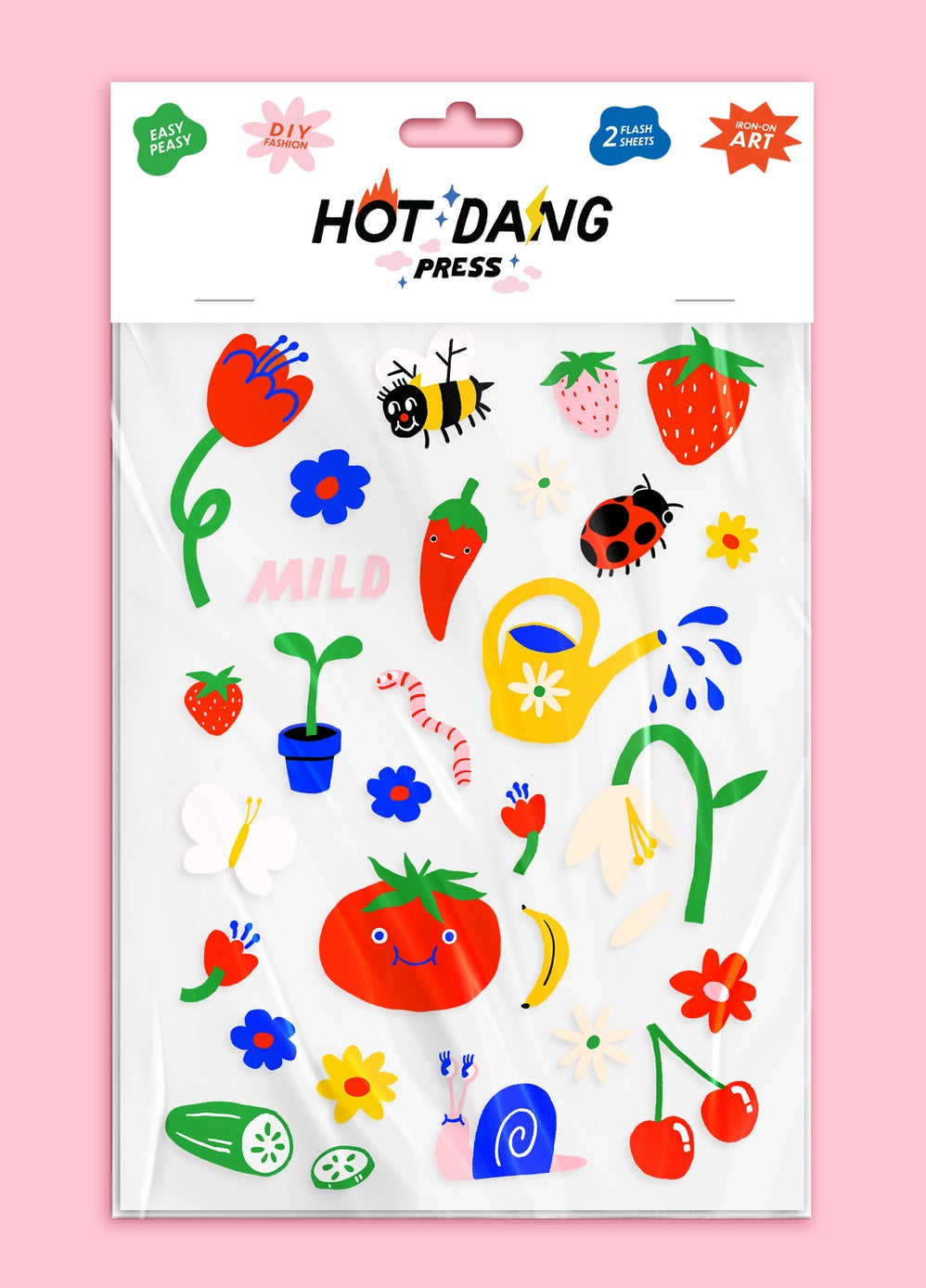Iron-on Transfer Sheets - Garden Gone Mild Sheet Set