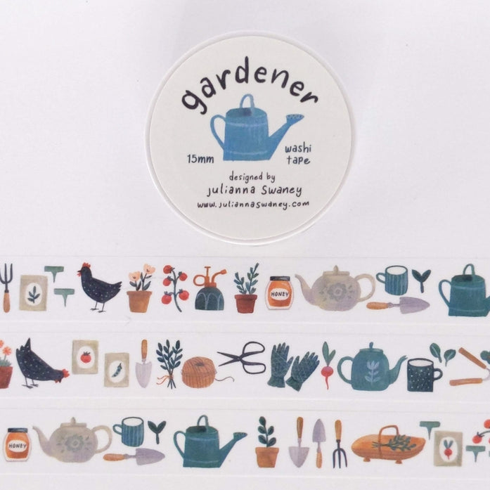 Cinta washi de jardinero
