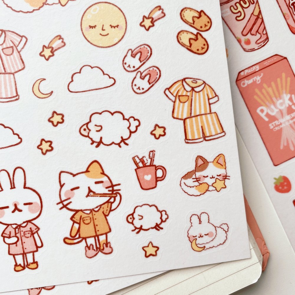 Good Night Sticker Sheet