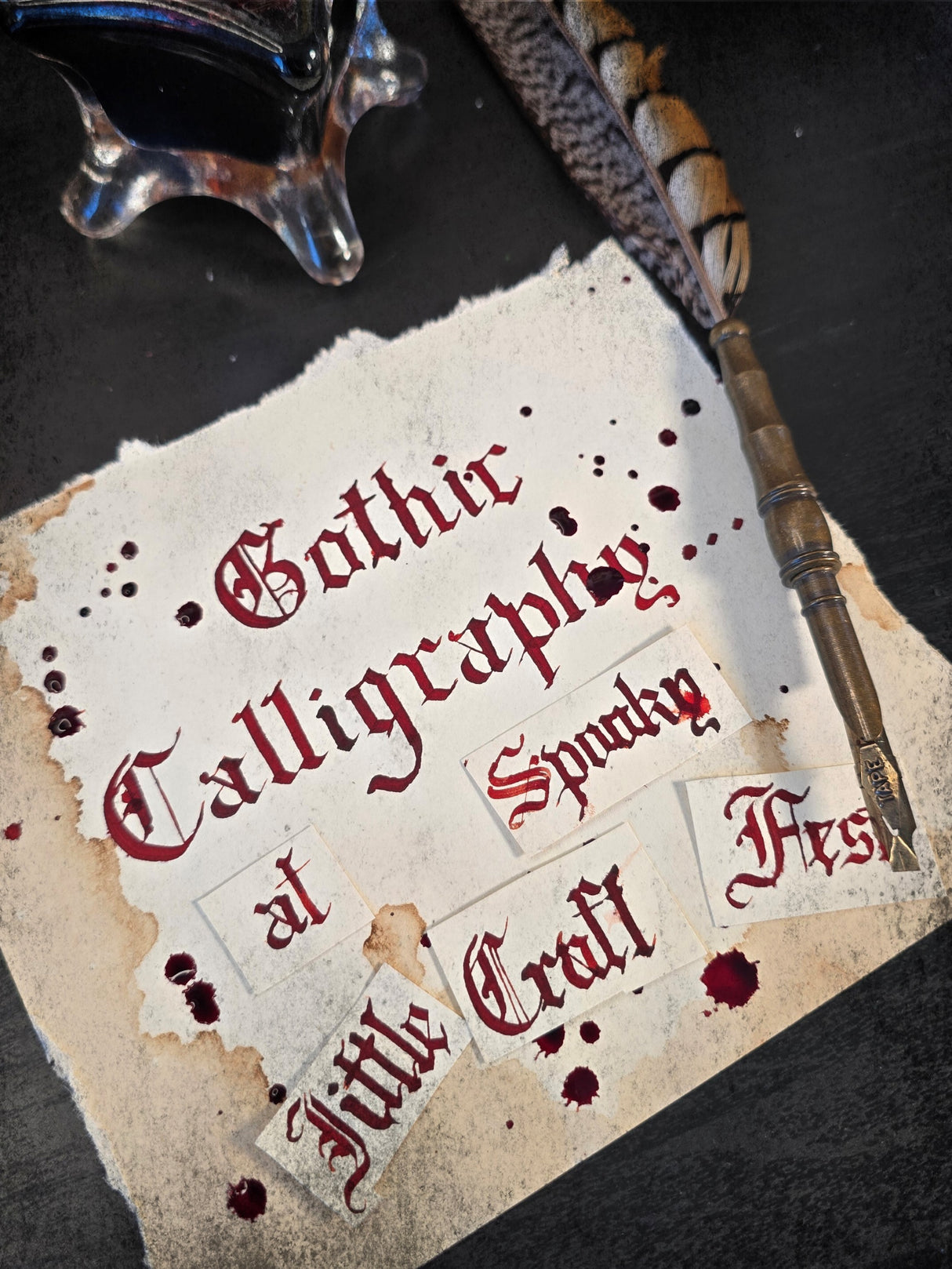 Gothic Calligraphy for the Spooky Season with Coralie