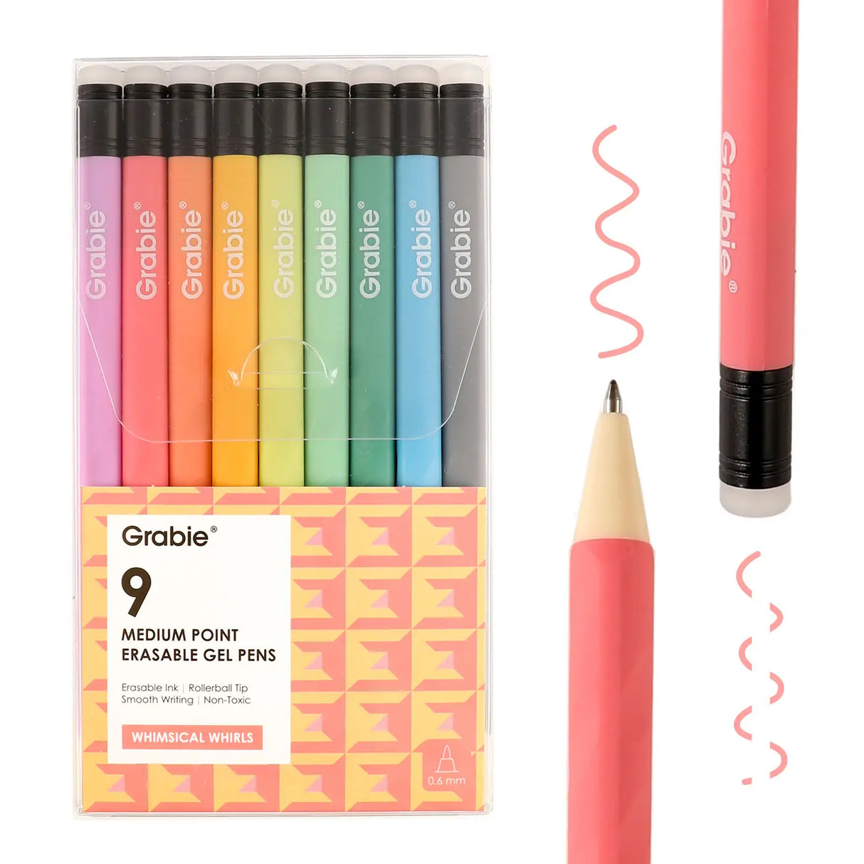 Explore endless creativity with our Medium Point Erasable Gel Pen Sets, featuring vibrant colors across four unique palettes. Perfect for note-taking, journaling and more.
VIBRANT COLOR COLLECTION - Elevate your creativity with our Medium Point Erasable Gel Pen Sets, featuring four unique palettes: Classic for timeless hues, Whimsical Whirls for pastels, Rustic Reverie for warm Morandi tones, and Lavender Dreams for dreamy blues and purples.
