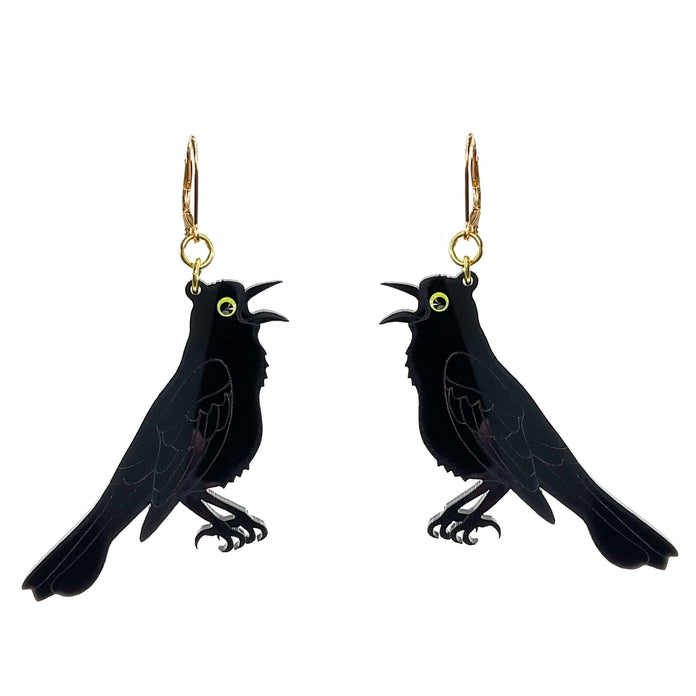 Pendientes de mirlo