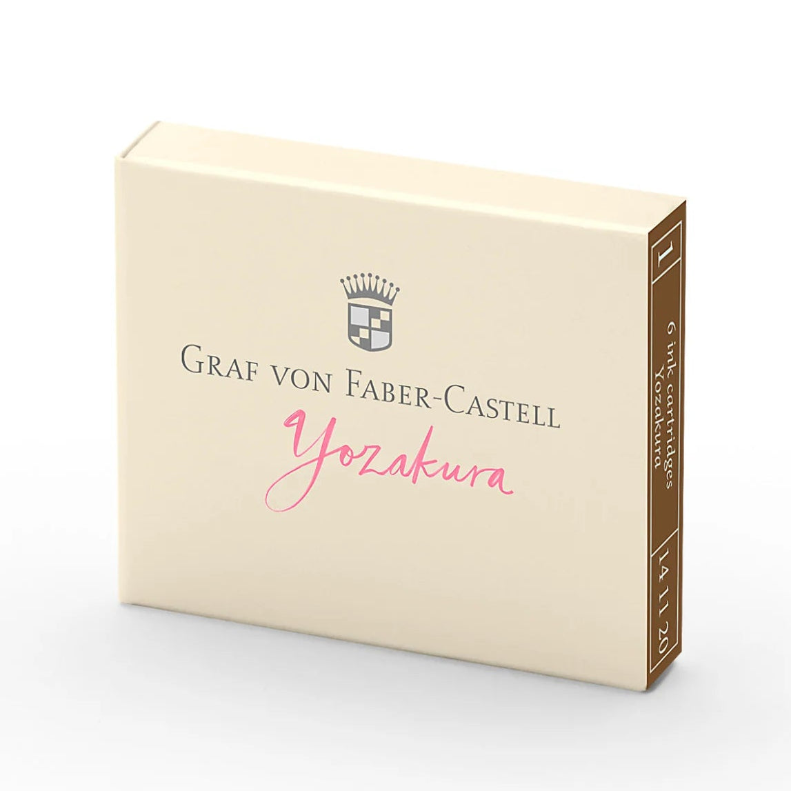 Each pack of Graf Von Faber-Castell cartridges come with 6 ink cartridges. These inks are document proofed: smudge-resistant, reproducible, light-fast and waterproof, cannot be erased and is resistant to many chemicals and solvents. Highest-quality ingredients.
Each cartridge is 0.86 ml.
6 ink cartridges