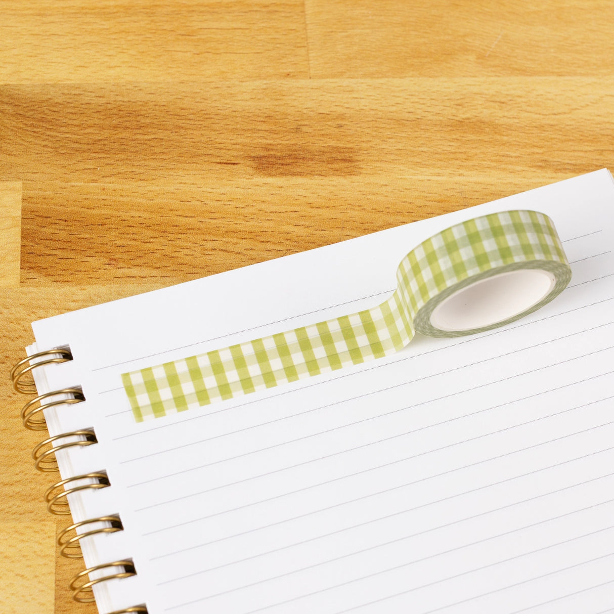 Green Gingham Washi Tape
Our washi tape is made for paper lovers, pen pals, and anyone who gets butterflies in the stationery aisle. Perfect for journaling, scrapbooking, decorating envelopes, or adding a personal touch to planners and calendars. It's gentle on paper, easy to tear by hand, and removable without leaving residue, so you can rearrange, redo, and re-stick as needed.
Design Features:
Each roll measures 15mm wide on a 10m roll
Full color repeating pattern
Washi tape dispenser packaging
P