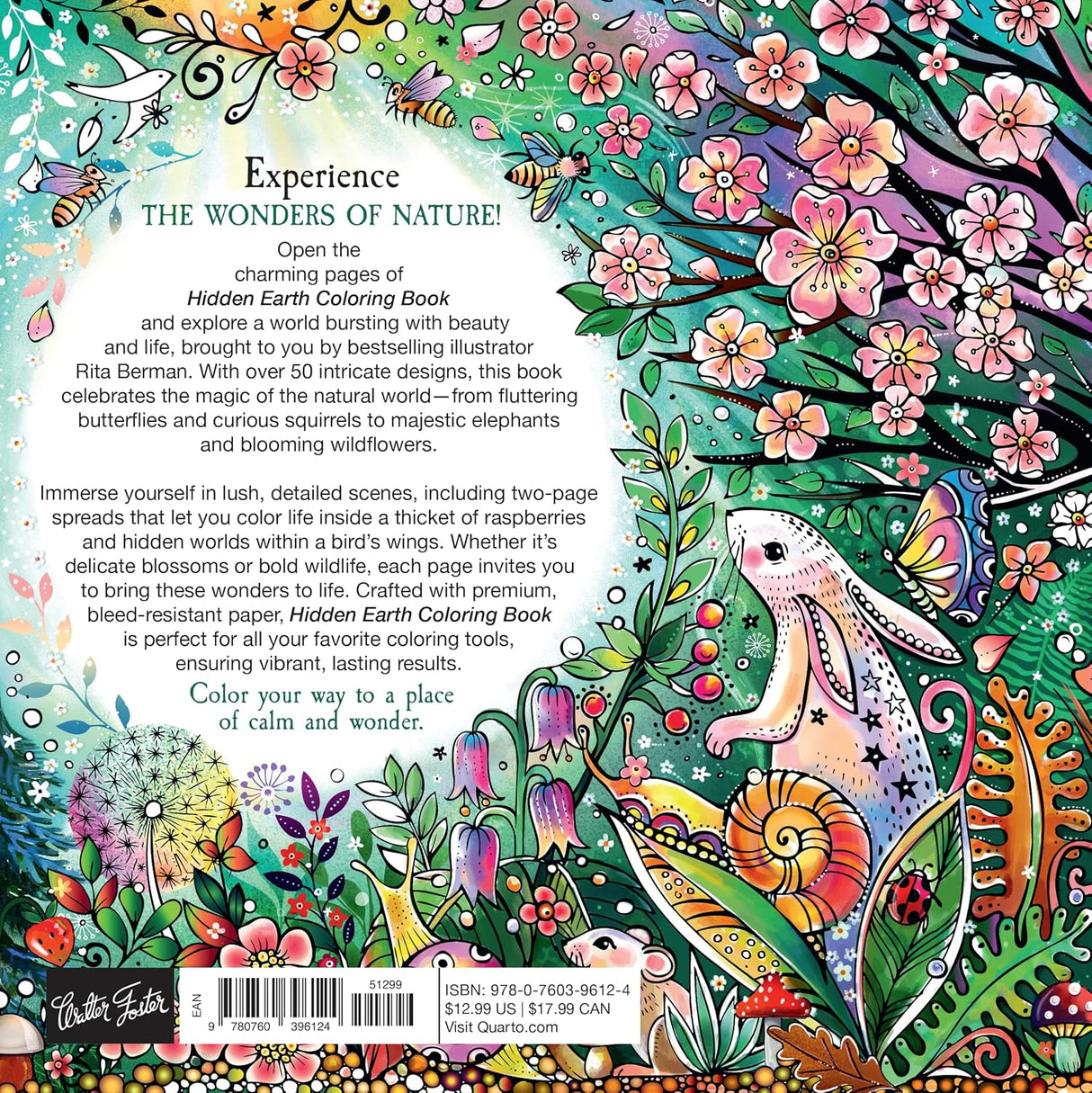 Journey into the Hidden Earth Coloring Book, a captivating exploration of nature’s wonders, brought to life through intricate illustrations by best-selling author Rita Berman.