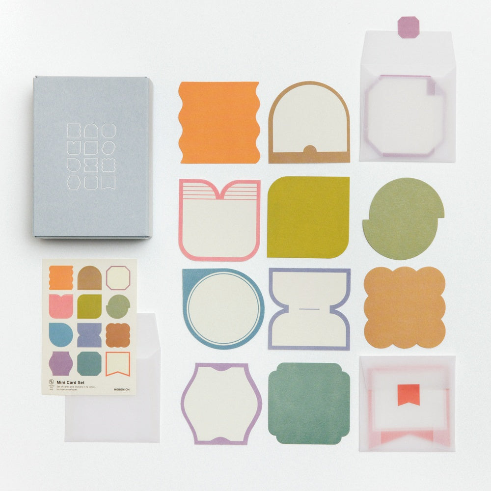 Hobonichi TSUKI no IRO: Mini Card Set