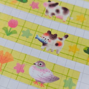 Add a touch of sweetness to your crafts with our Katamari washi tape!
Perfect for journaling, scrapbooking, decorating, and more, its soft, whimsical design brings gentle charm to every project!