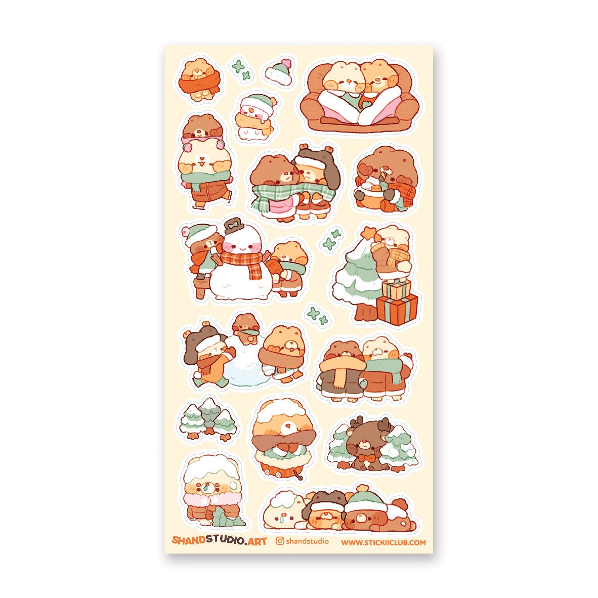 They're building snowmen, gliding on ice skates, snuggling under blankets, and sharing all the wonder and joy of the season with their besties. What could be sweeter?