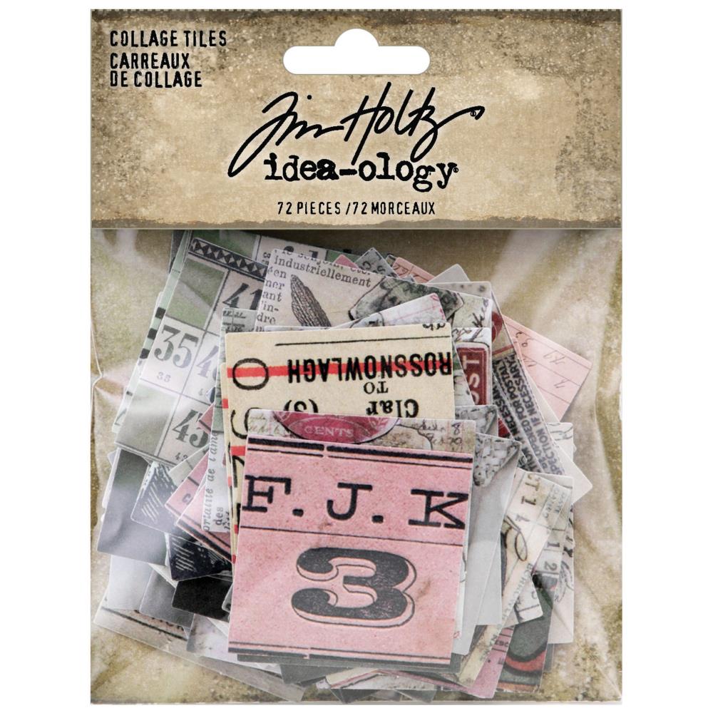 Idea-Ology Collage Tiles Tim Holtz
