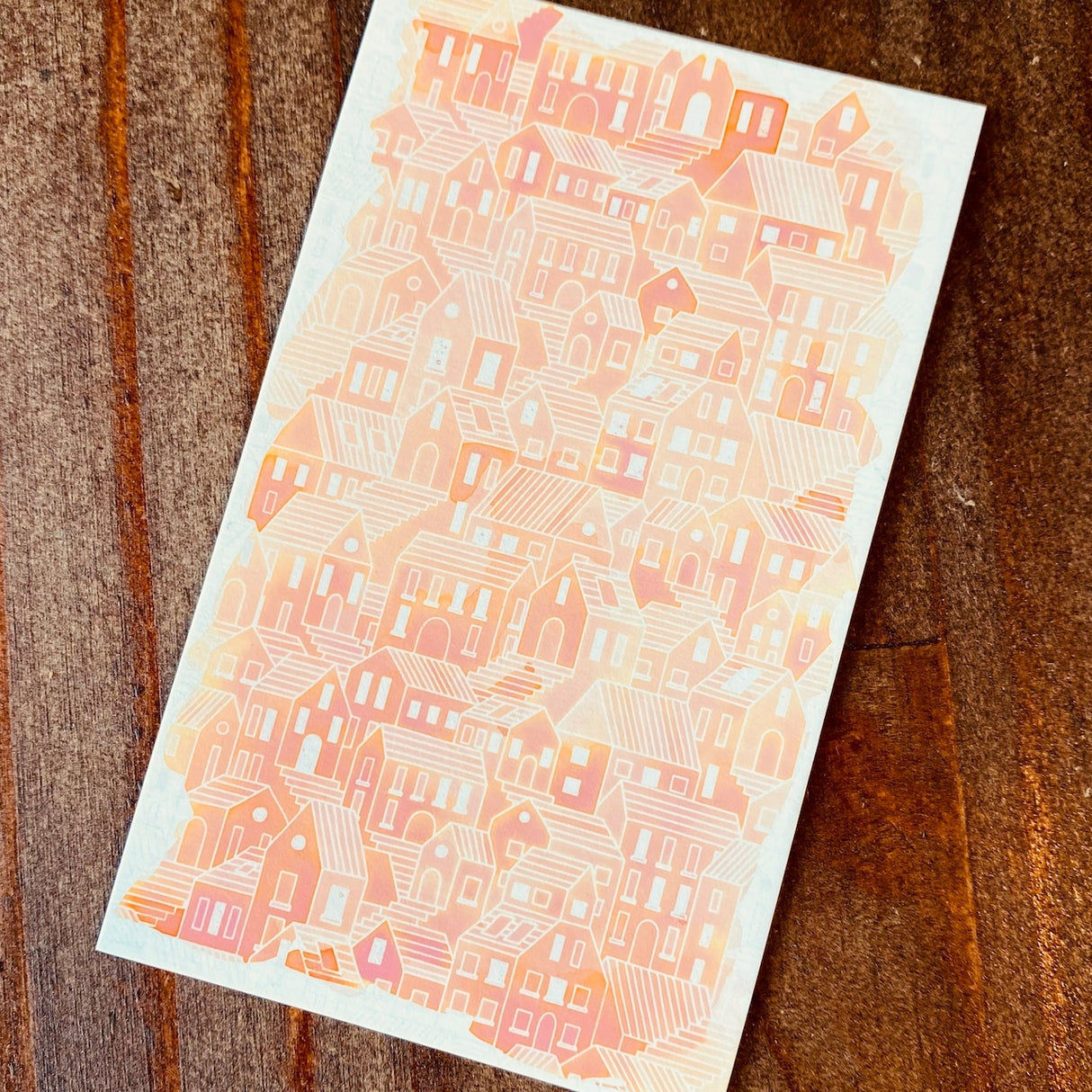 Apply your own ink to a postcard and mail it to your friends! Just apply ink and have beautifully designed postcards. These cards have a printed design on paper with ink that repels water, which allows pictures and letters to appear when you color with water-based fountain pen ink.
These are best used with water-based inks in general, but dye inks are more suitable than pigment inks (they are easier to refresh cleanly). In rare cases, some inks are difficult to reject, so please try them out before us