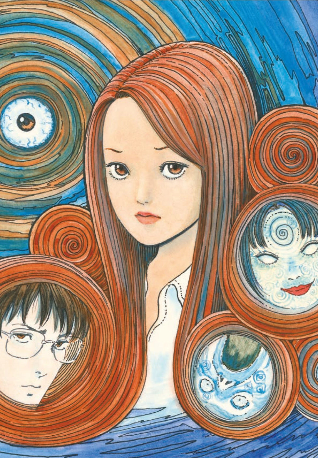 Spiral into horror with this deluxe, officially licensed set of 100 collectible postcards from legendary manga author Junji Ito. Each high-quality print showcases iconic artwork from Uzumaki, his bestselling manga series about a town cursed by spirals.
A four-time Eisner Award winner and New York Times bestselling author, Junji Ito has inspired generations of readers and creators with his legendary works of cosmic horror.