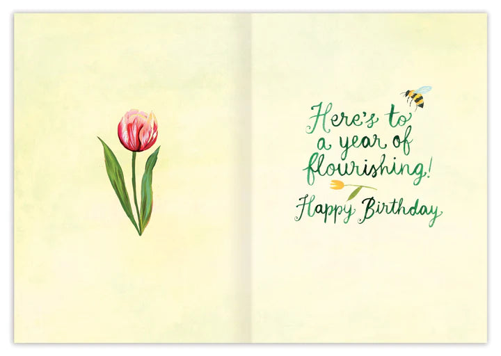 Tarjeta de cumpleaños Just Bloom