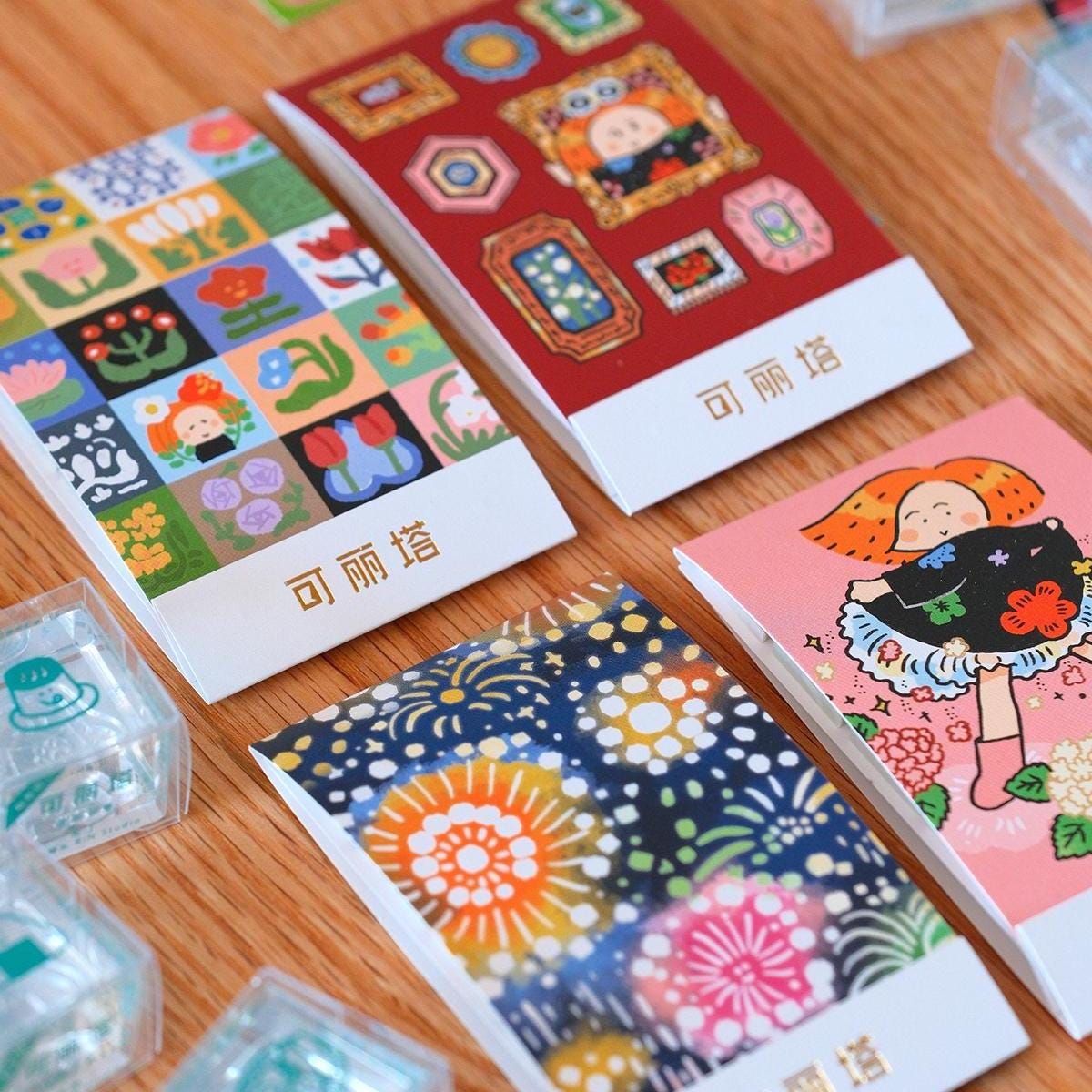 KITTA X RiN! Studio Washi Tape - Pattern
A delightful collaboration between King Jim and RiN! Studio, bringing original artwork to the iconic Kitta format. Pre-cut into individual strips and packed in a slim, pocket-sized booklet - no scissors, no mess, just peel and stick anywhere.
Perfect for journaling, planners, snail mail, and creative moments on the go.
Tiny format. Big charm. Pure Kitta convenience.
Materials: Washi Tape on release paper