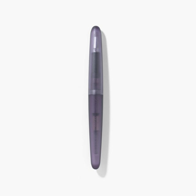 A pen that evokes the texture of frosted glass. Its translucency reveals the internal mechanism as an aesthetic feature. Careful consideration of form and colour palette ensures an elegant presence, even when not in use.
The pen is equipped with thoughtful functionality, including an extended grip section and a screw cap designed for quick access with minimal turns. The visible ink level allows for easy refills.
Available in a Fine and Medium nib
Includes converter
Steel nib