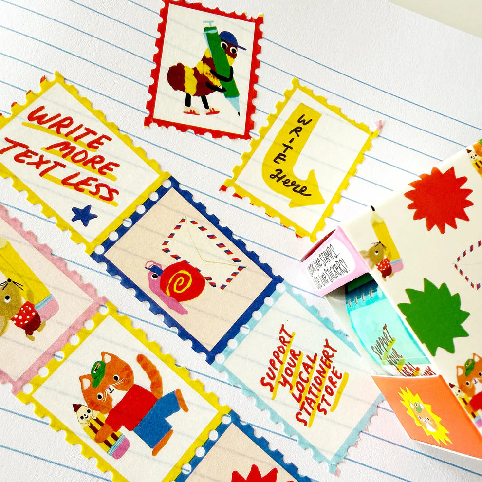 Stamp washi looks like stamps but use like stickers!
Karen's cute shoppers and fun signs.
Perfect for decorating planners, journals, cards, gifts, and scrapbooks. The perfect roll of washi for stationery lovers!
25mm x 10m tape
10 patterns before it repeats.
Comes in a cute illustrated box.
Artwork property of Karen Schipper