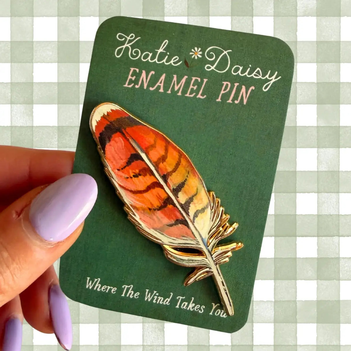 A tiny treasure to pin on your jacket, tote, or favorite old flannel—each one a little love letter to country delights, small joys, and the art of noticing.
Details:
• 1.75” on the longest side
• Gold-plated finish
• Rich, detailed UV printing
• Double pin posts with sturdy metal backings
• Mounted on a backing card
Designed with love in my Oregon studio. Manufactured in China.
Collect them all or gift one to a kindred spirit. 🌸