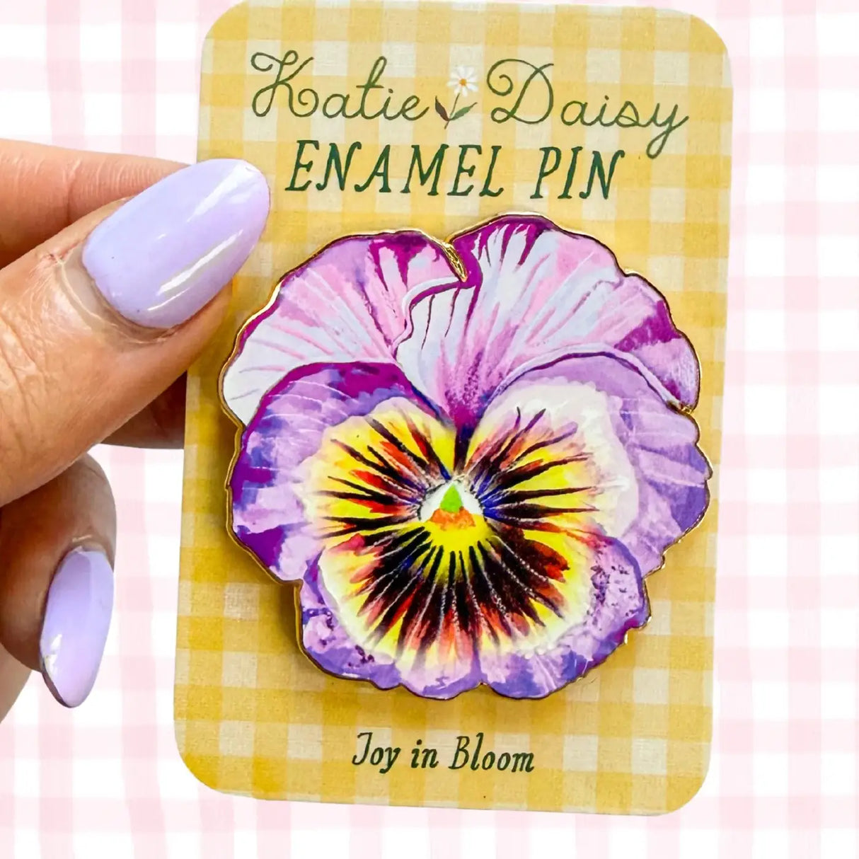 A tiny treasure to pin on your jacket, tote, or favorite old flannel—each one a little love letter to country delights, small joys, and the art of noticing.
Details:
• 1.75” on the longest side
• Gold-plated finish
• Rich, detailed UV printing
• Double pin posts with sturdy metal backings
• Mounted on a backing card
Designed with love in my Oregon studio. Manufactured in China.
Collect them all or gift one to a kindred spirit. 🌸