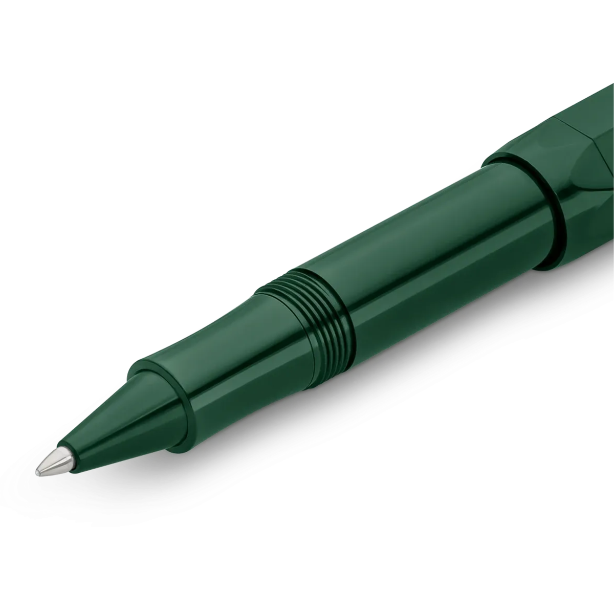 Kaweco CLASSIC SPORT Rollerball - Green
It is the close connection to nature that makes the color green so pleasant. The dark green of the Classic Sport series is often found on Kaweco models from history, which makes the rollerball look particularly nostalgic.
The Kaweco Sport has been around since 1911. The rollerball for the bag has a size of only 10.5 cm when closed and grows to a normal size of 13 cm with the cap on.
The invention of the rollerball enables particularly easy and gliding writing. The